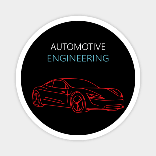 automotive engineering car mechanic engineer Magnet